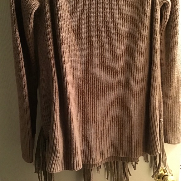REDUCED ⚫️ [2/$36.00] ⚫️ Chicos Fringe Sweater - Picture 9 of 9